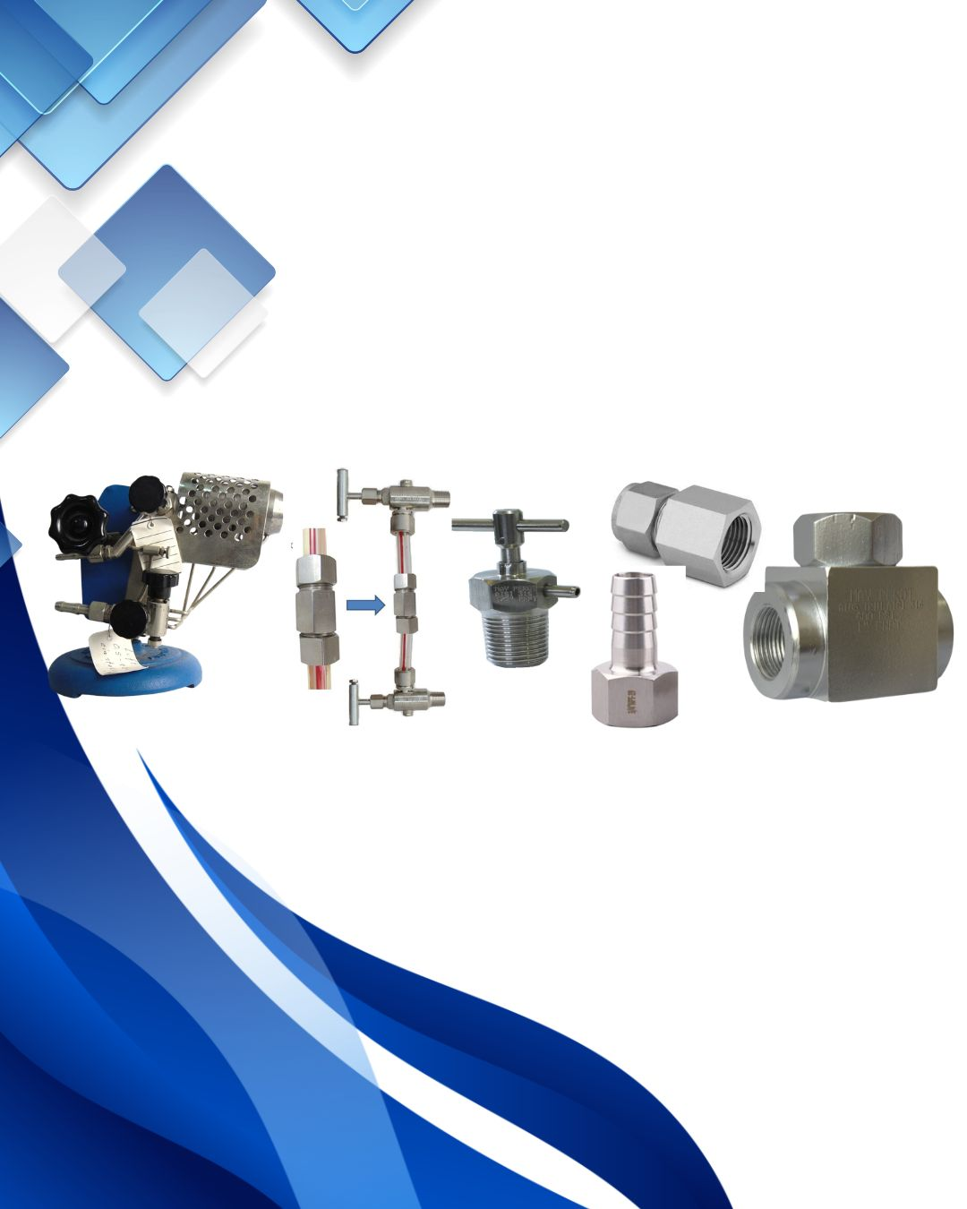 Industrial Equipment. Pipe Connections. Glassblower. Steam Traps